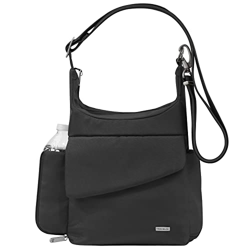 Travelon Women's Messenger Bag, Black, One Size