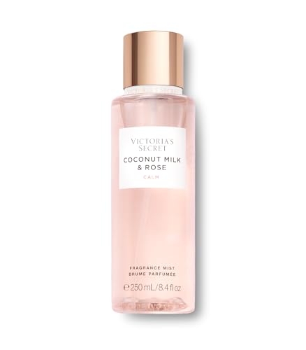 Victoria's Secret Body Mist for Women, Perfume with Notes of Coconut Milk and Rose Body Spray, Feel Calm Fragrance - 250 ml / 8.4 oz