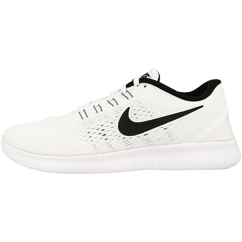 Nike Women's Free RN Flyknit 2018 Sneaker, White, 10