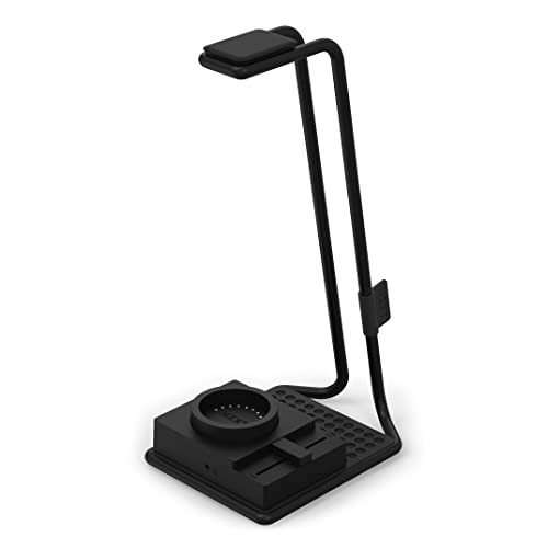 NZXT Relay SwitchMix PC Gaming Headset Stand & Audio Mixer - AP-USMSM-B1 - Seamless Switching Between Headset & Speaker Audio - Studio-Grade Mixer - 24-bit / 96 kHz DAC - DTS 7.1 - Black