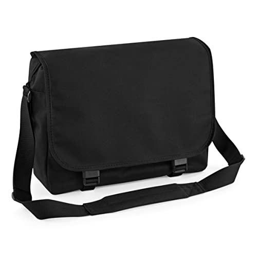 Bagbase Adjustable Messenger Bag (11 Liters) (One Size) (Black)