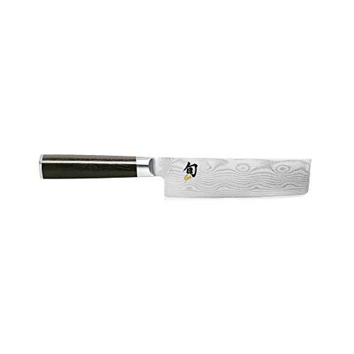 Shun Cutlery Classic Nakiri Knife 6.5', Ideal Chopping Knife for Vegetables and All-Purpose Chef Knife, Professional Nakiri Knife, Handcrafted Japanese Kitchen Knife,Black