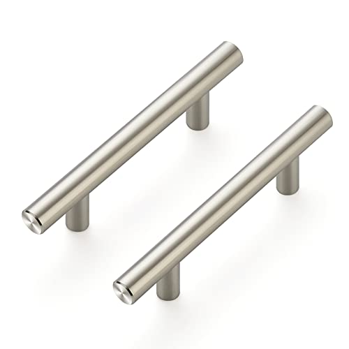 Ravinte 30 Pack 5'' Cabinet Pulls Brushed Nickel Stainless Steel Kitchen Drawer Pulls Cabinet Handles 3' Hole Center