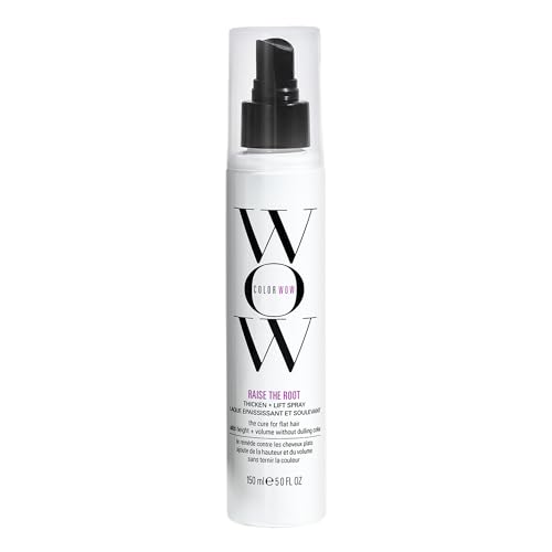 COLOR WOW Raise the Root Thicken + Lift Spray – All-Day Volume for Fine, Flat Hair without dulling color