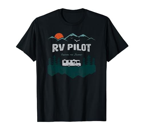 RV Pilot Camping Shirt Motorhome Travel Vacation Gift
