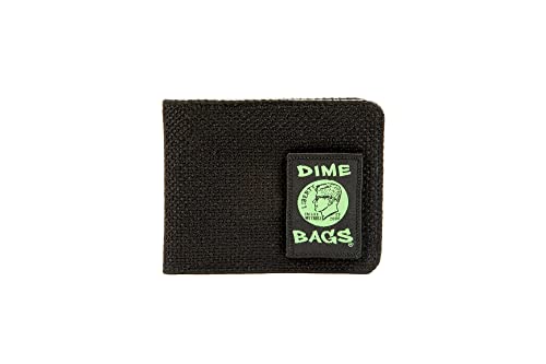 DIME BAGS Bi-Fold Hempster Wallet - Classic, Slim Bifold Design with RFID Protection (Black)