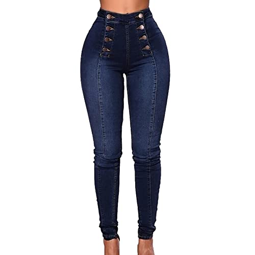 ZOOJINFAR Womens Butt Lifter Skinny Colombian Jeans Colombianos Levanta Cola para Mujer Denim High Rise Align Leggings