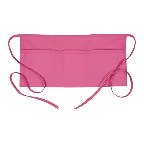 FAME Delta Plus Original 3 Pocket Waist Apron - F9 -Raspberry (WFA82806RA)