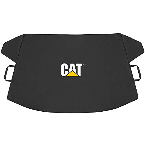 Cat Windshield Snow Cover, Toughest Car Frost Protector for Ice & Sleet, Weatherproof for Winter, Includes Anti-Theft Straps, Freeze Protector for Auto Car Truck Van SUV, Wide Size 78'x45' inch,Black