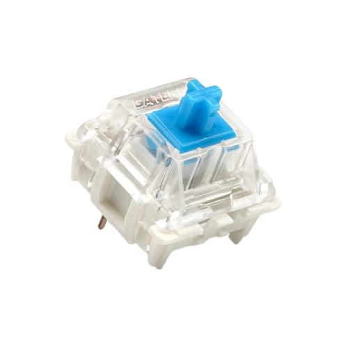 Ranked Gateron ks-9 Key Switches for Mechanical Gaming Keyboards | Plate Mounted (Gateron Blue, 90 Pcs)