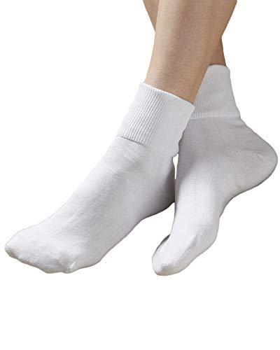 Buster Brown Ankle Socks, 3 Pack, White, Medium