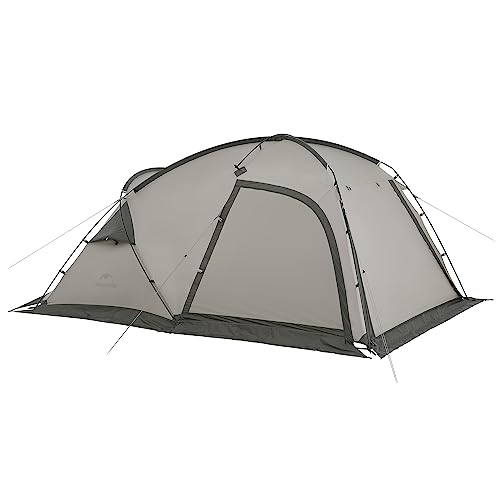 Naturehike Massif Hot Tent with Stove Jack, 4 Season Tent for 2-4 Person, UPF50+ Waterproof Windproof Winter Tent with Room and Hall