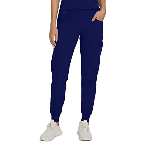 Urbane Impulse Slim Fit Ultra Stretch 8-Pkt Jogger Scrub Pants for Women 9211LKA True Navy