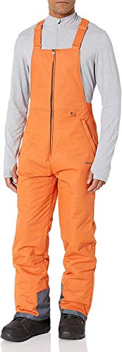 Arctix Men's Essential Insulated Bib Overalls, Burnt Ginger, Medium/32' Inseam