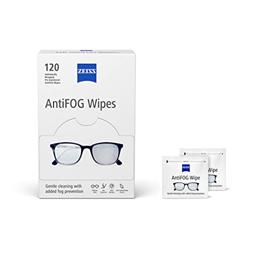 ZEISS AntiFOG wipes, 120 count