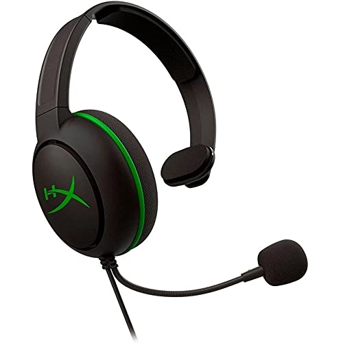 HyperX CloudX Chat Headset – Official Xbox Licensed, Compatible with Xbox One and Xbox Series X|S, 40mm Driver, Noise-Cancellation Microphone, Pop Filter, In-Line Audio Controls, Lightweight