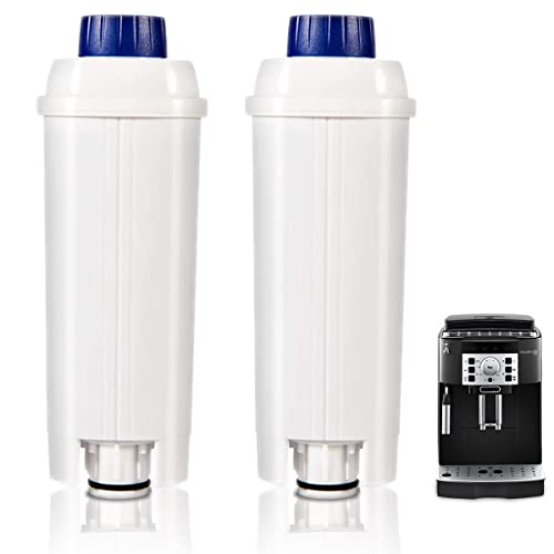 2 PACKS DLSC002 Water Filter Compatible with DeLonghi Coffee Machines Replacement for ECAM, ESAM, ETAM, BCO, EC