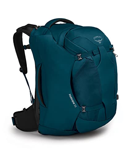 Osprey Fairview 55L Women's Travel Backpack, Night Jungle Blue