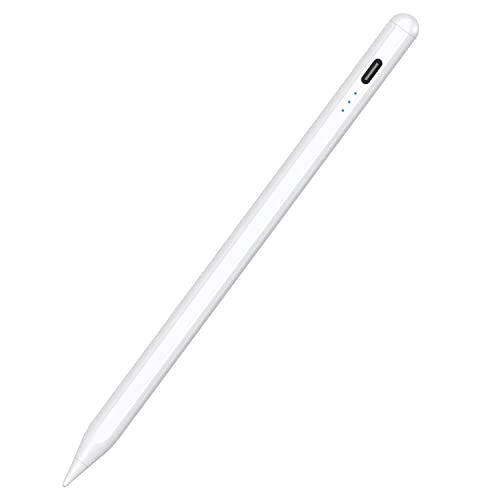 Stylus Pen for iPad 9th&10th Gen, Apple Pencil 2nd Generation, 2X Fast Charge Apple Pen for iPad 2018-2023, iPad Pencil for iPad Pro 11/12.9 3/4/5 Gen, iPad Mini 5/6, iPad 6/7/8, iPad Air 3/4/5,White