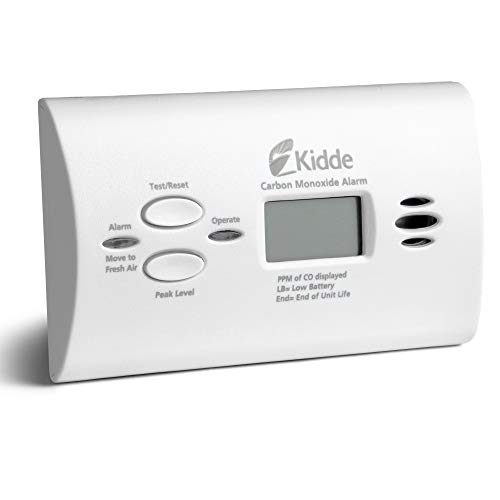 Kidde Carbon Monoxide Detector, AA Battery Powered CO Alarm with LEDs, Test-Reset Button, Low Battery Indicator, Portable