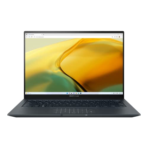 ASUS 2023 Zenbook 14.5' 2.8K 120Hz OLED Touch Laptop, Intel Evo Platform 13th Gen Core i5-13500H, 8GB DDR5 Memory, 512GB SSD, Iris Xe Graphics, Backlit Keyboard, Thunderbolt 4, HDMI 2.1, Windows 11