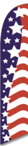 American Glory USA Feather Banner Flag, Replacement Flag Only