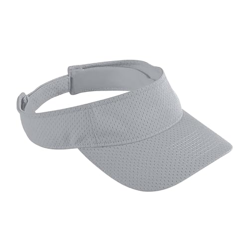 Augusta Sportswear Women's Athletic Mesh Visor - Stylish Sun Hat for Golf, Running, and Outdoor Activities, Grey