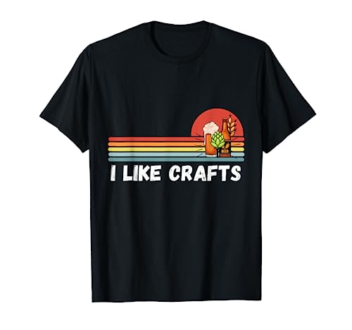 I Like Crafts Craft Beer Shirts For Men Women Vintage T-Shirt