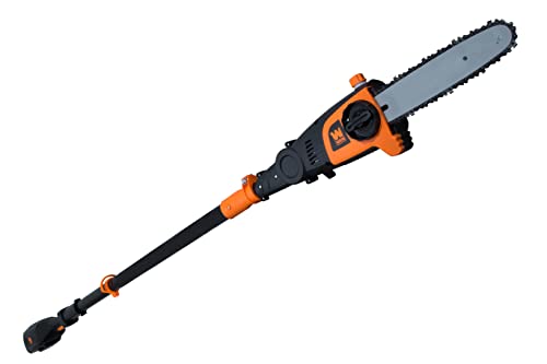 WEN 40421BT Lithium 40V Max Li-Ion 10-Inch Cordless and Brushless Pole Saw (Tool Only), Black