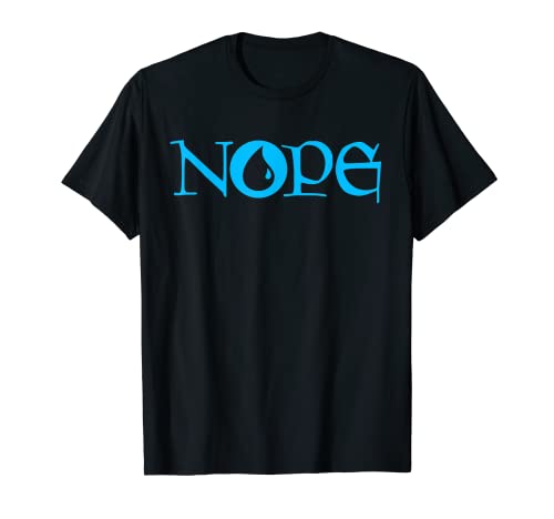 NOPE | Dark Blue Magic | Island Mana Symbol T-Shirt