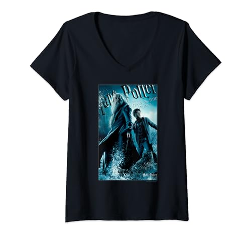 Harry Potter Half Blood Prince Poster V-Neck T-Shirt