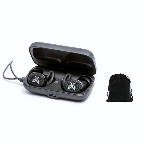 Jaybird Vista 2 SE True Wireless Bluetooth Headphones with Charging Case - Premium Sound, ANC, Sport Fit, 24 Hour Battery, Waterproof Earbuds with Military-Grade Durability - Black, Includes Pouch