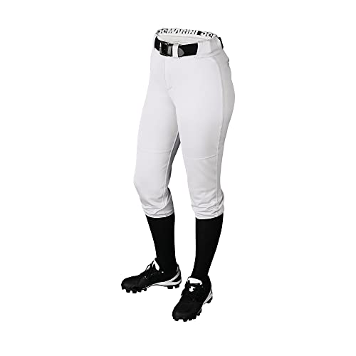 DeMarini Women's Standard Fierce Softball Pants - Team White, Medium