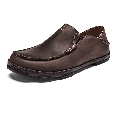 OLUKAI Moloa Shoe - Men's Dark Wood/Dark Java 11