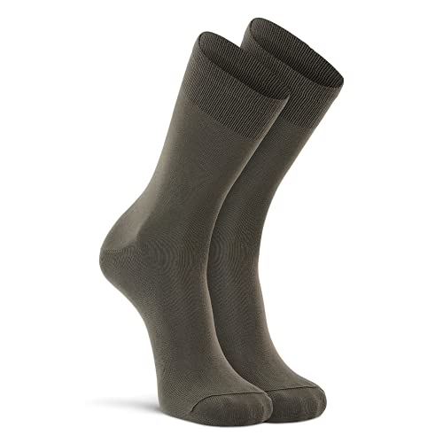 FoxRiver Mens Wick Dry Auras Ultra-lightweight Liner Crew Hiking-socks, Olive, Large US