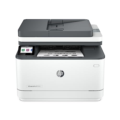 HP LaserJet Pro MFP 3101fdw Wireless Printer, Print, scan, copy, fax, Fast speeds, Easy setup, Mobile printing, Advanced security, Best-for-small-teams, Instant Ink eligible
