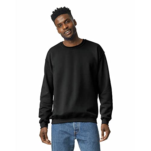 Gildan Adult Fleece Crewneck Sweatshirt, Style G18000, Multipack, Black (1-Pack), X-Large