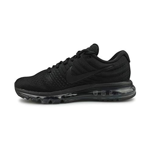 Nike Men's Air Max 2017 Running Shoes, Black/White/Anthracite, 9