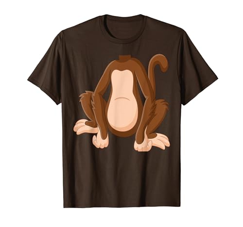 Monkey T-Shirt Monkey Costume Shirt T-Shirt