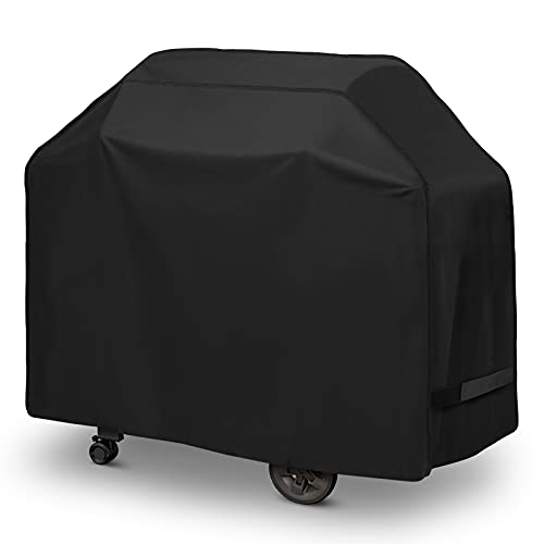 Arcedo BBQ Grill Cover 55 inch, Waterproof Grill Cover for Outdoor Grill, Rip-Proof, Fade Resistant Barbecue Gas Grill Cover for Weber, Char Broil, Nexgrill etc., All Weather Resistant