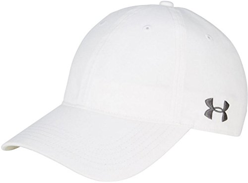 Under Armour Chino Adjustable Hat, White (100)/Graphite, One Size Fits All