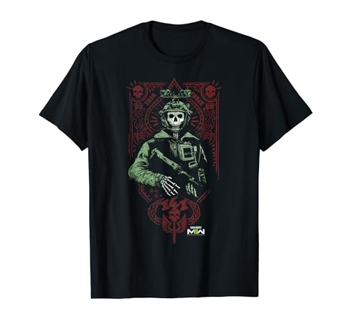 Call of Duty: Modern Warfare 2 Ghost Playing Card Portrait T-Shirt