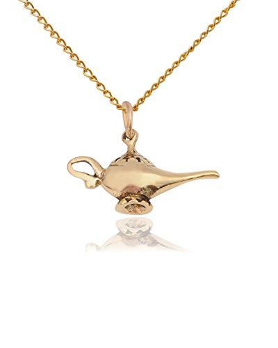 Vietguild Genie Lamp Bottle Handmade Brass Necklace Pendant Jewelry