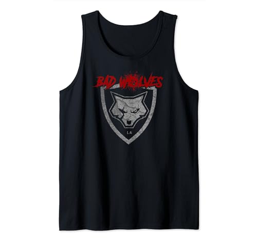 Bad Wolves – Paw Logo Shield Tank Top