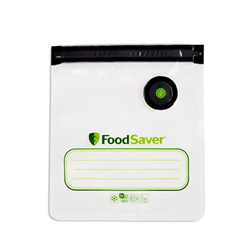 FoodSaver Reusable Quart Vacuum Zipper Bags