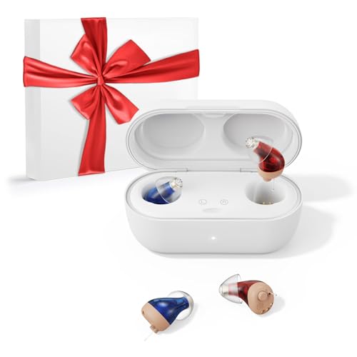 Hearing Aids (Not Amplifiers), Vivtone Rechargeable Digital Hearing Aids with 16-Chanels Sound Processing for Superior Sound Quality, Over-the-Counter Hearing Solution for Hearing Loss, Auto-On/Off,