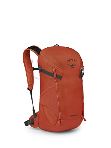 Osprey Skarab 22L Men's Hiking Backpack with Hydraulics Reservoir, Firestarter Orange