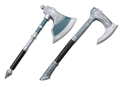Blazing S. Fantasy Medieval Assassin Valhalla Foam Viking Axe Set