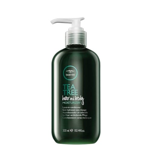 Tea Tree Hair and Body Moisturizer Leave-In Conditioner, Body Lotion, After-Shave Cream, For All Hair + Skin Types, 10.14 fl. oz.