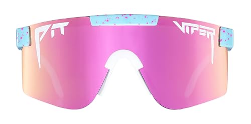 Pit Viper The Gobby Original Sunglasses Polarized Pink Lens Narrow Fit